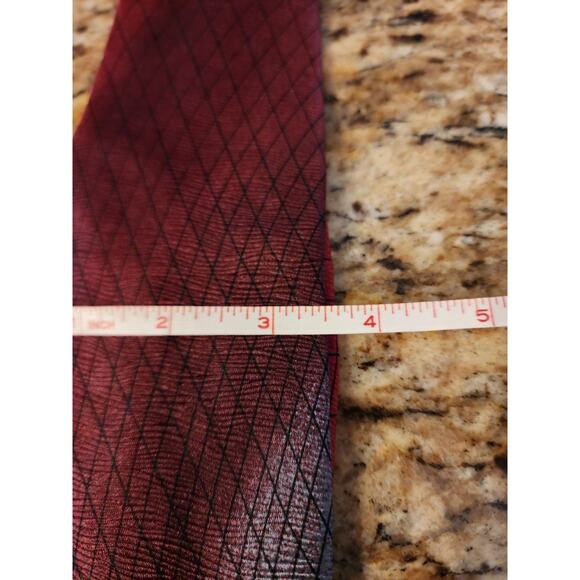 BUGATTI Men’s red Vintage Tie NWT - Picture 3 of 6